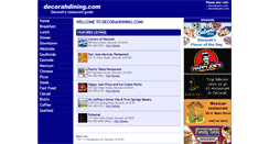 Desktop Screenshot of decorahdining.com